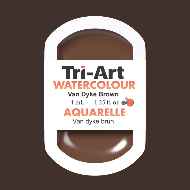 Tri-Art Water Colours - Van Dyke Brown - Tri-Art Mfg.