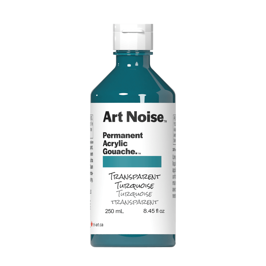 Art Noise - Transparent Turquoise - Tri-Art Mfg.