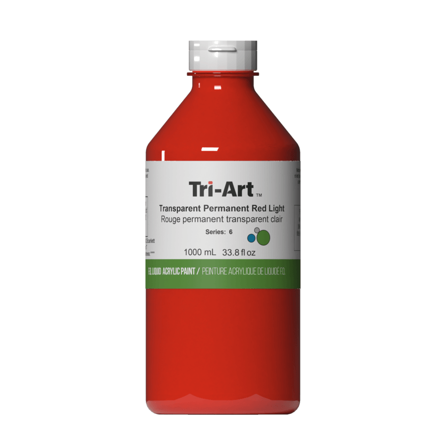 Tri-Art Liquids - Transparent Permanent Red Light - Tri-Art Mfg.