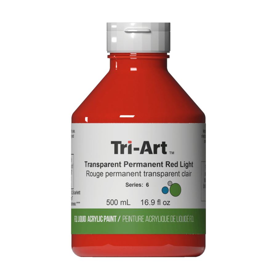 Tri-Art Liquids - Transparent Permanent Red Light - Tri-Art Mfg.