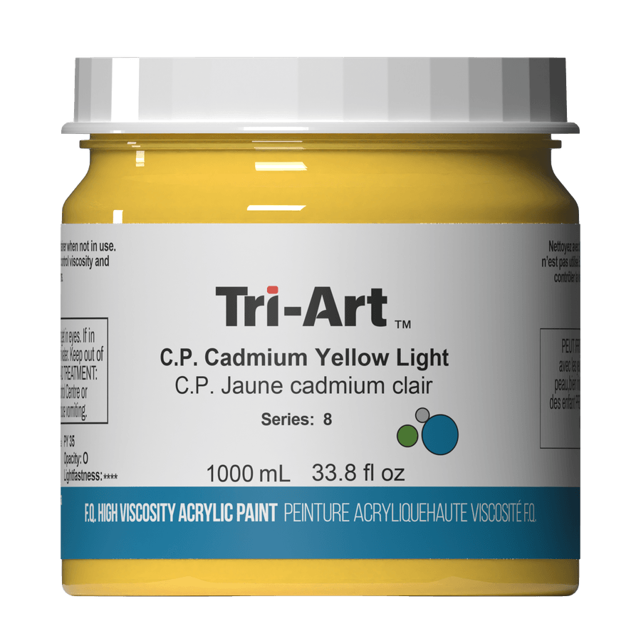 Tri-Art High Viscosity - C.P. Cadmium Yellow Light 1000mL