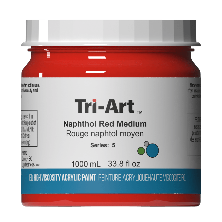 Tri-Art High Viscosity - Naphthol Red Medium 1000mL