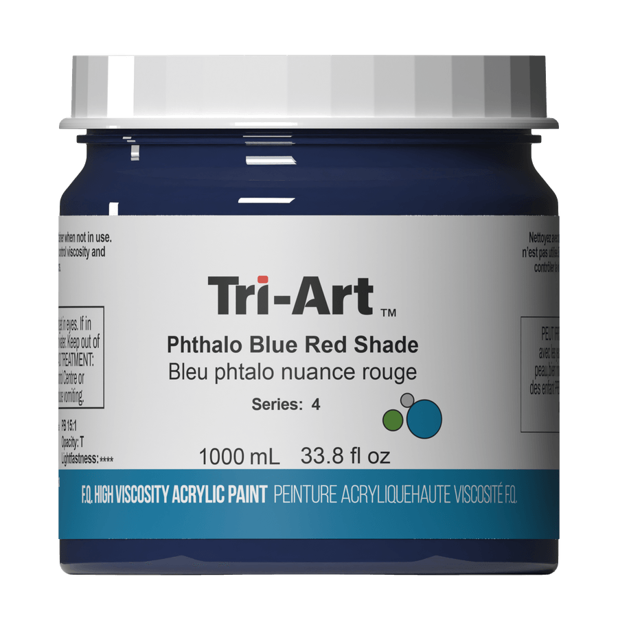 Tri-Art High Viscosity - Phthalo Blue Red Shade 1000mL