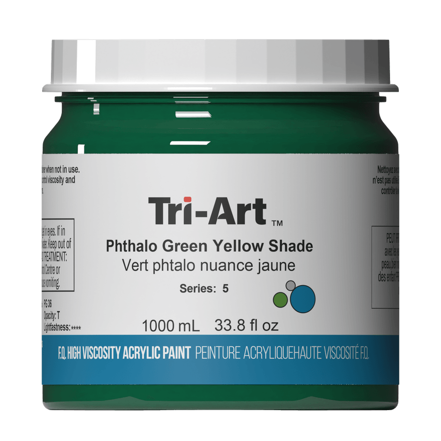 Tri-Art High Viscosity - Phthalo Green Yellow Shade 1000mL