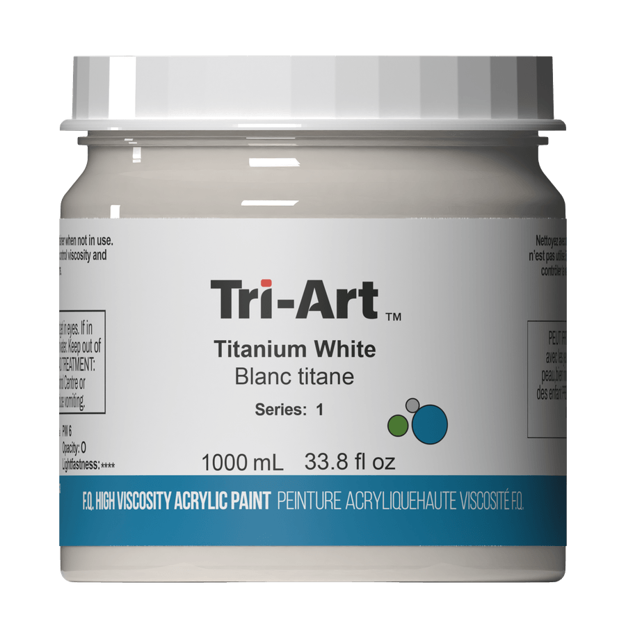 Tri-Art High Viscosity - Titanium White 1000mL