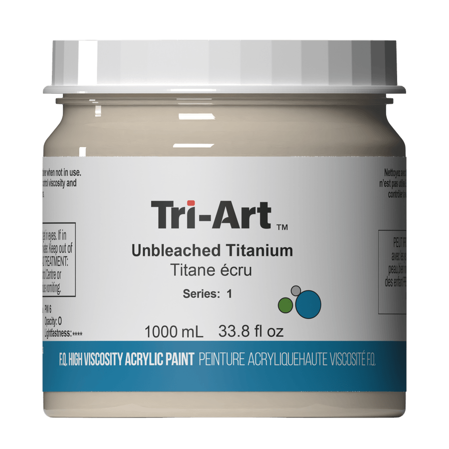 Tri-Art High Viscosity - Unbleached Titanium 1000mL