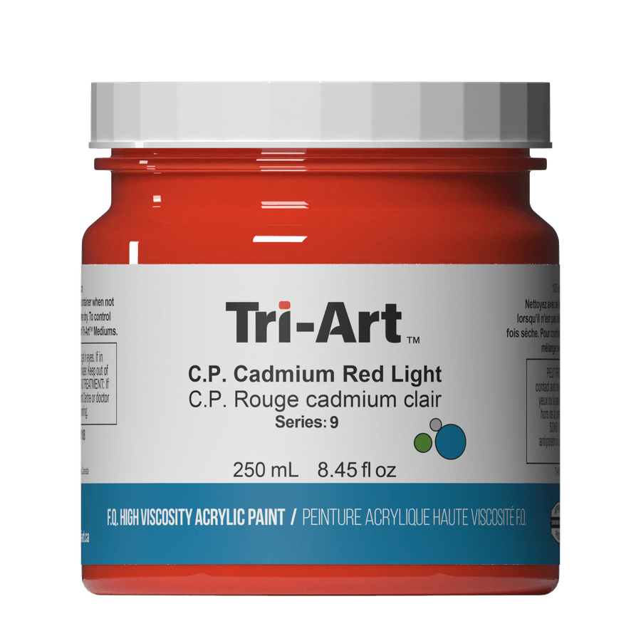 Tri-Art High Viscosity - C.P. Cadmium Red Light 250mL