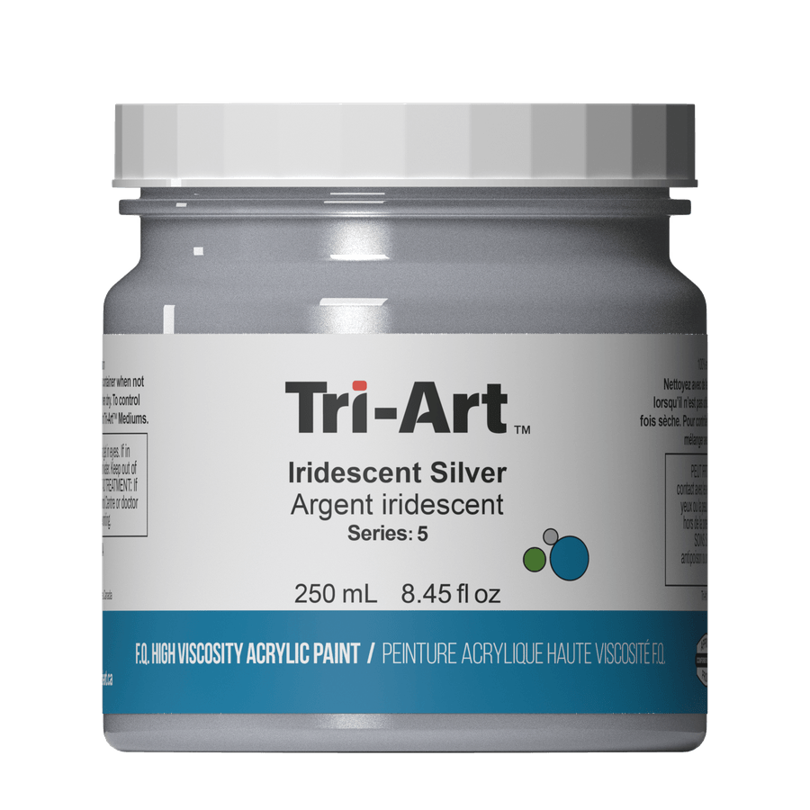 Tri-Art High Viscosity - Iridescent Silver 250mL
