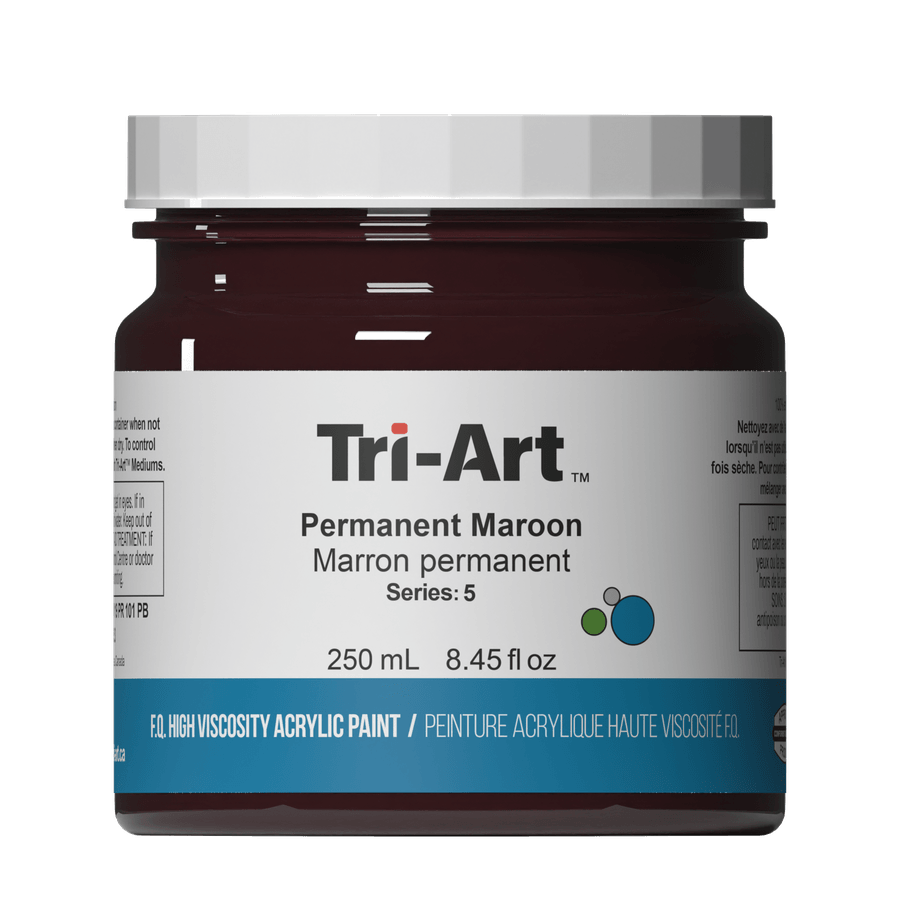 Tri-Art High Viscosity - Permanent Maroon 250mL