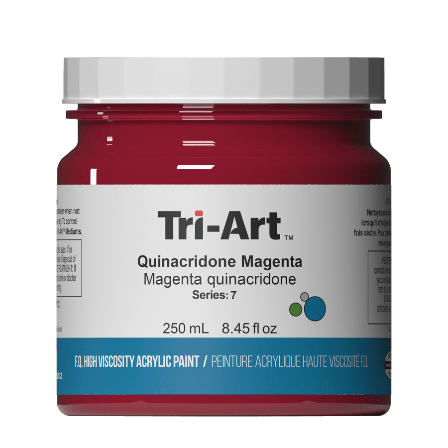 Tri-Art High Viscosity - Quinacridone Magenta 250mL