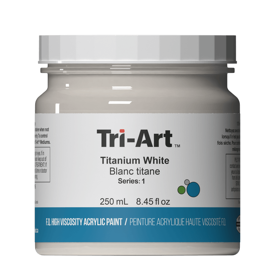 Tri-Art High Viscosity - Titanium White 250mL