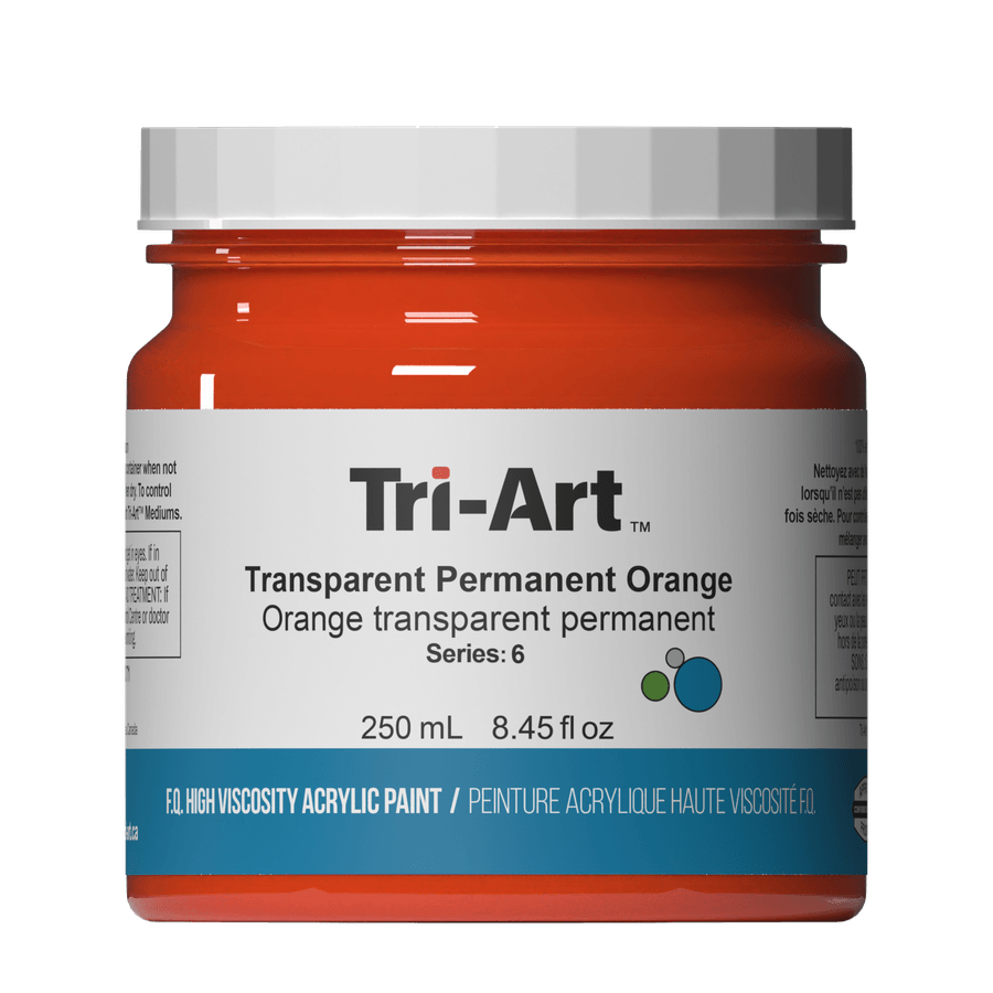Tri-Art High Viscosity - Transparent Permanent Orange (4438658154583)