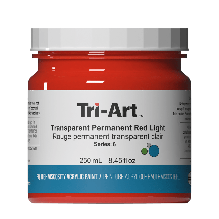 Tri-Art High Viscosity - Transparent Permanent Red Light 250mL