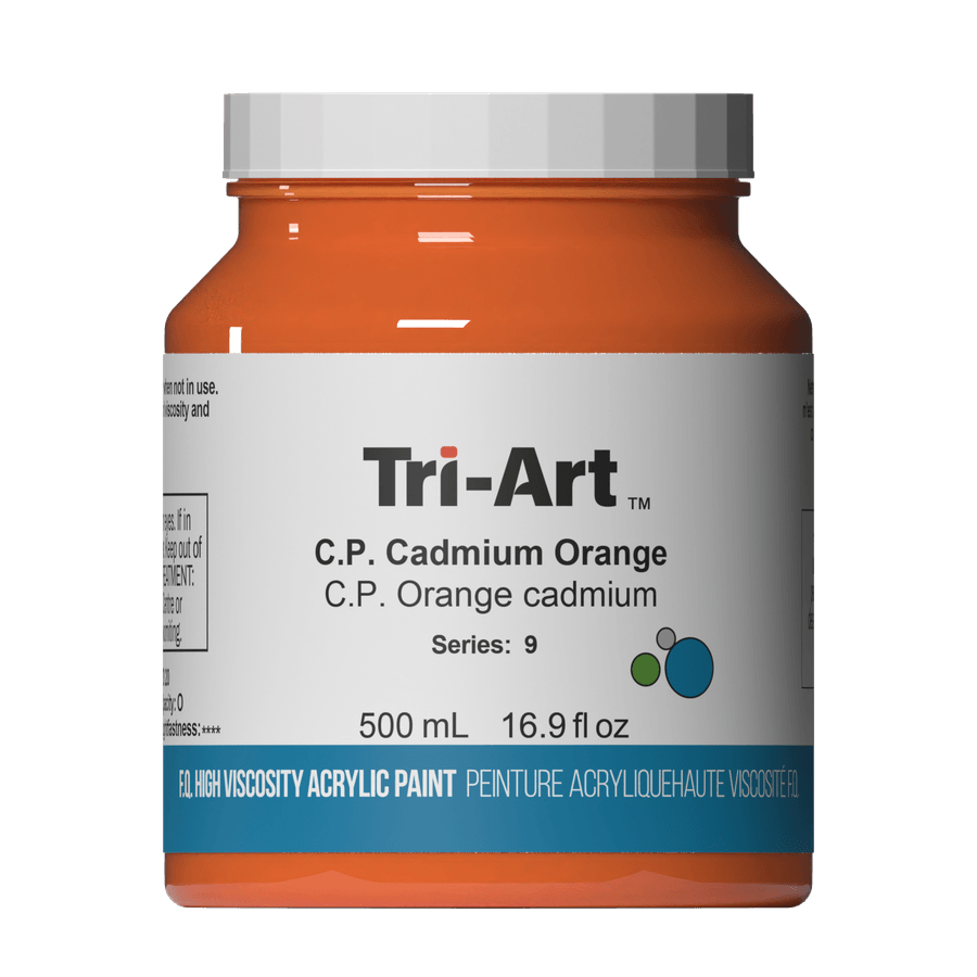 Tri-Art High Viscosity - C.P. Cadmium Orange 500mL