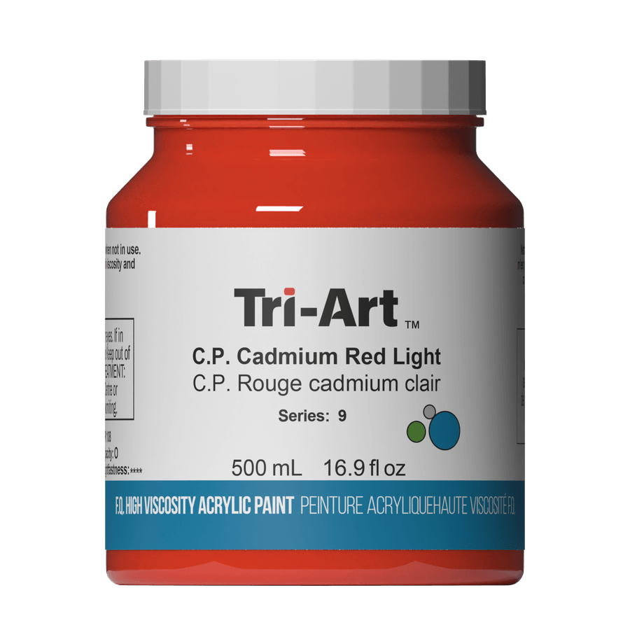 Tri-Art High Viscosity - C.P. Cadmium Red Light 500mL