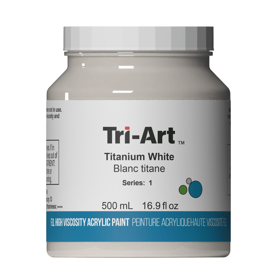 Tri-Art High Viscosity - Titanium White 500mL