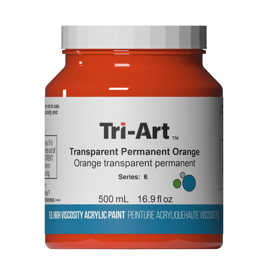 Tri-Art High Viscosity - Transparent Permanent Orange 500mL