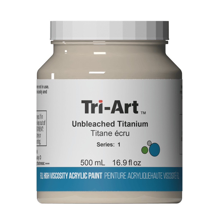 Tri-Art High Viscosity - Unbleached Titanium 500mL
