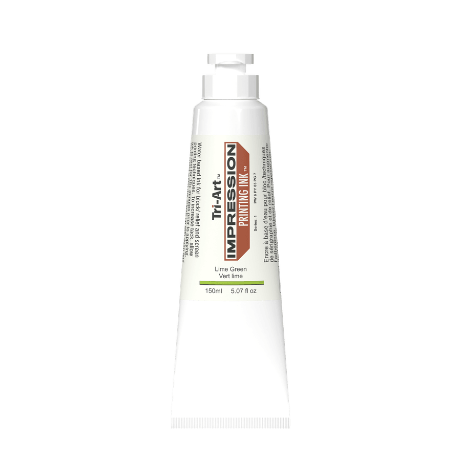 Impressions Block Printing Ink - Lime Green - Tri-Art Mfg.