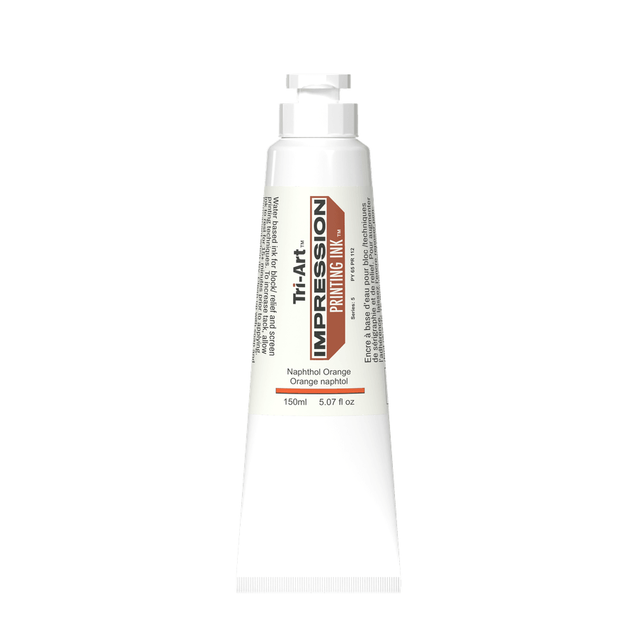 Impressions Block Printing Ink - Orange - Tri-Art Mfg.
