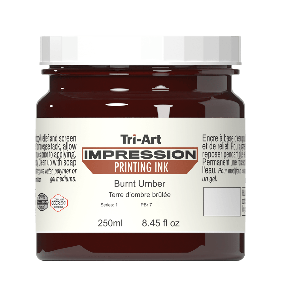 Impressions Block Printing Ink - Burnt Umber - Tri-Art Mfg.