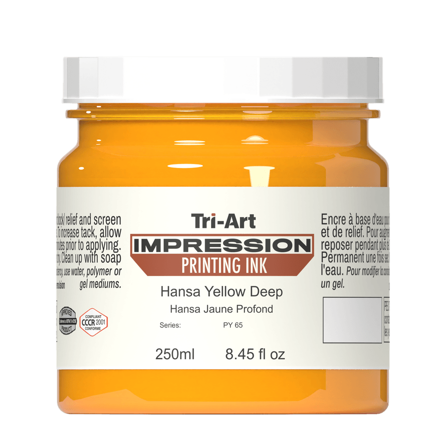 Impressions Block Printing Ink - Yellow Deep - Tri-Art Mfg.