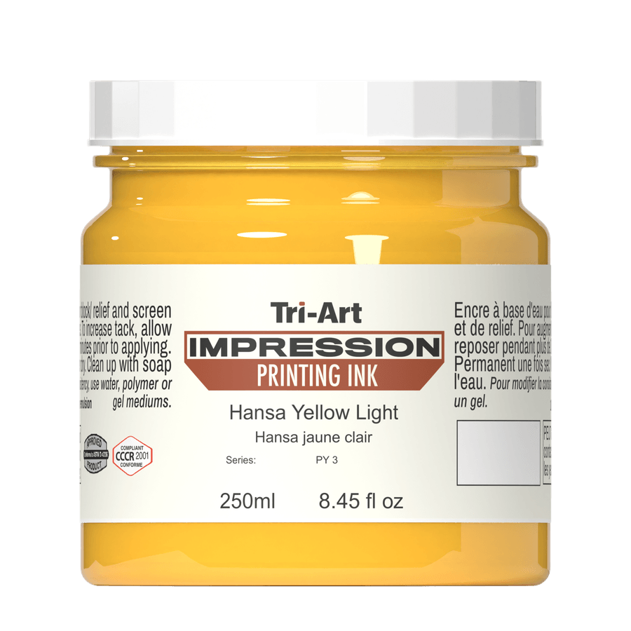 Impressions Block Printing Ink - Yellow Light - Tri-Art Mfg.