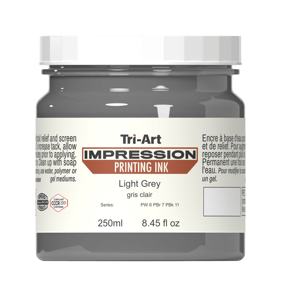 Impressions Block Printing Ink - Light Grey - Tri-Art Mfg.