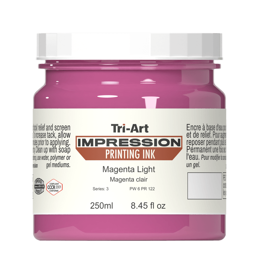 Impressions Block Printing Ink - Magenta Light - Tri-Art Mfg.