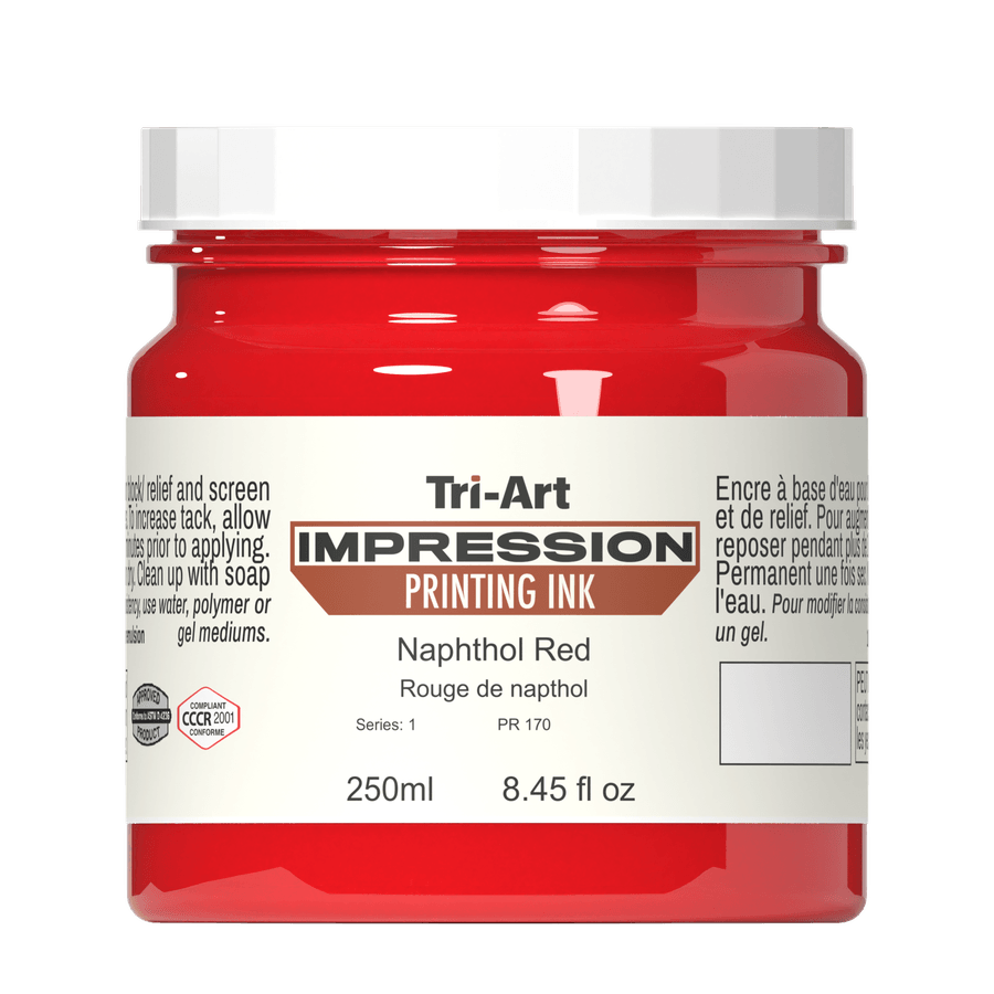 Impressions Block Printing Ink - Naphthol Red - Tri-Art Mfg.