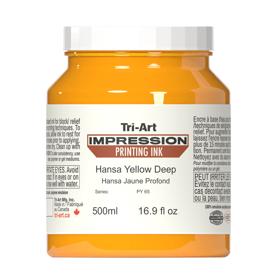 Impressions Block Printing Ink - Yellow Deep - Tri-Art Mfg.