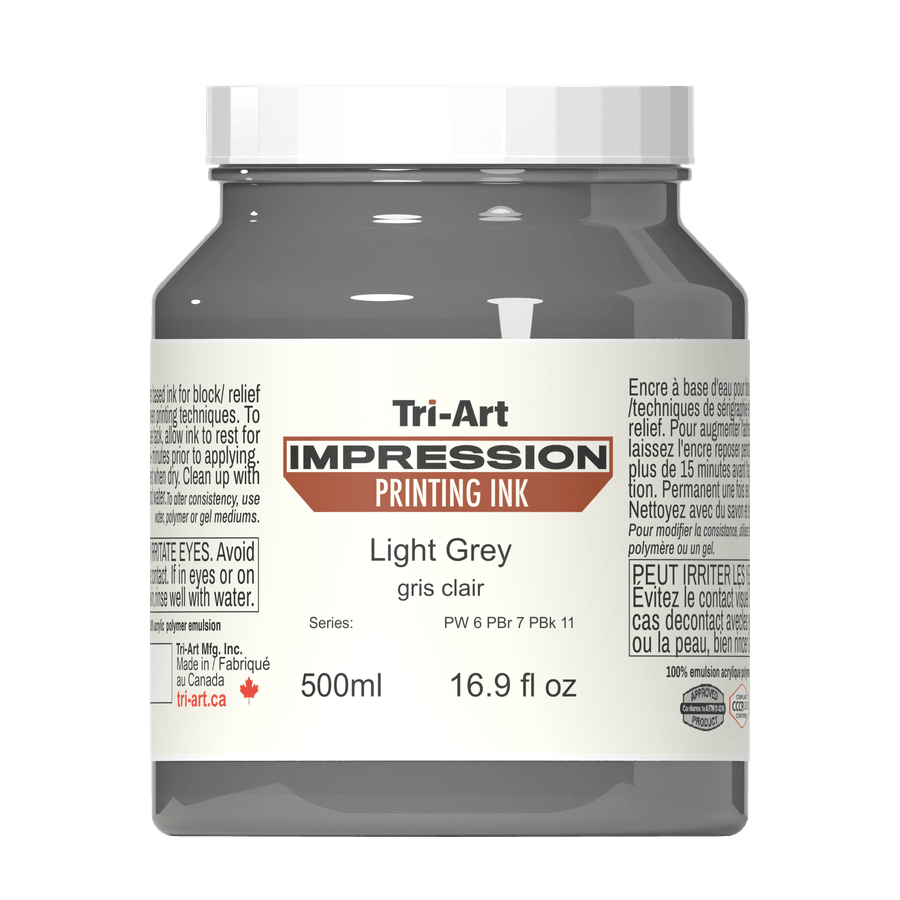 Impressions Block Printing Ink - Light Grey - Tri-Art Mfg.