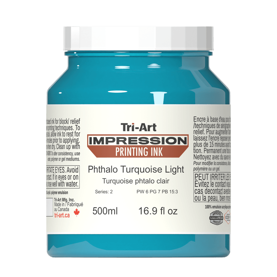 Impressions Block Printing Ink - Turquoise - Tri-Art Mfg.
