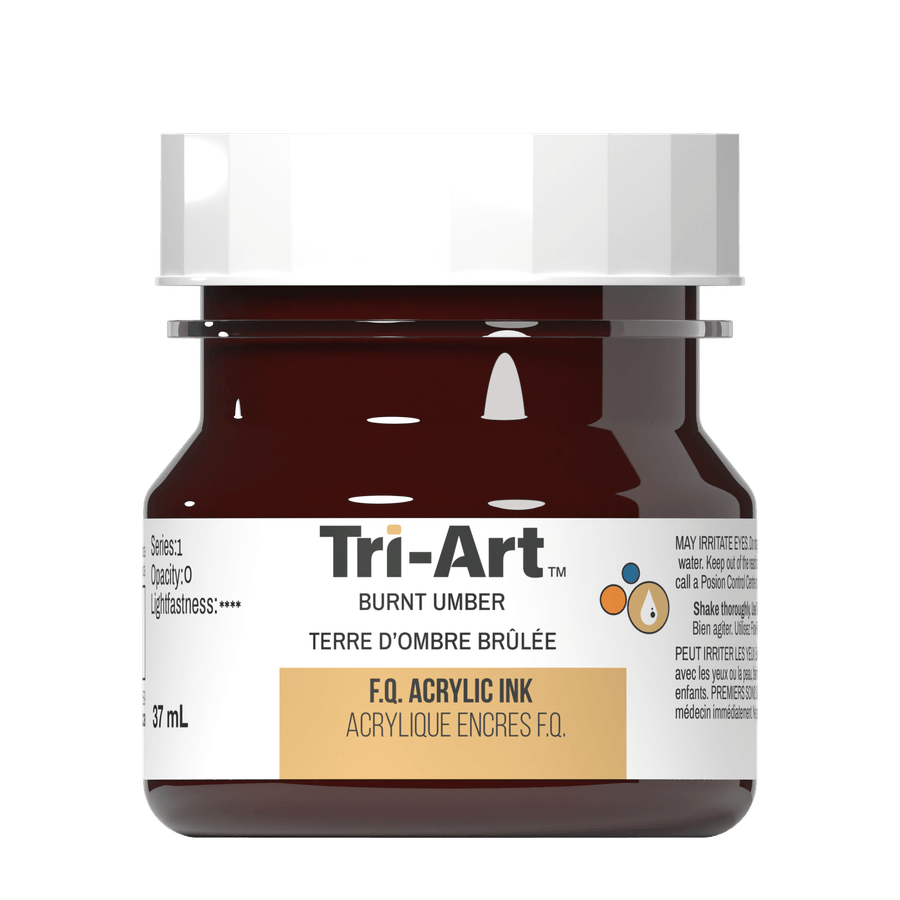 Tri-Art Ink - Burnt Umber - 37mL - Tri-Art Mfg.