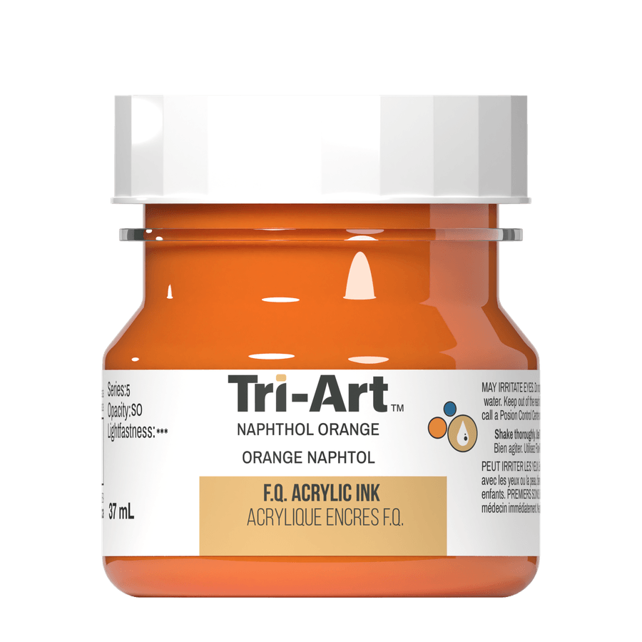 Tri-Art Ink - Naphthol Orange - 37mL - Tri-Art Mfg.