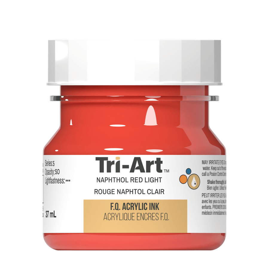 Tri-Art Ink - Naphthol Red Light - 37mL - Tri-Art Mfg.