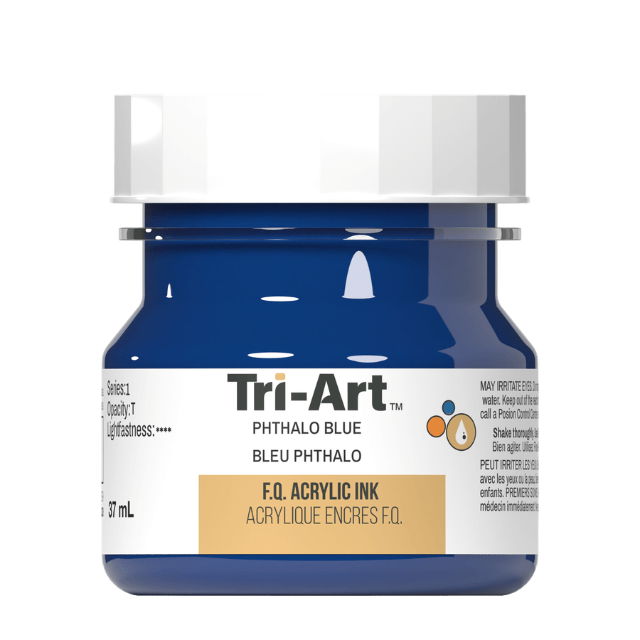 Tri-Art Ink - Phthalo Blue - 37mL - Tri-Art Mfg.