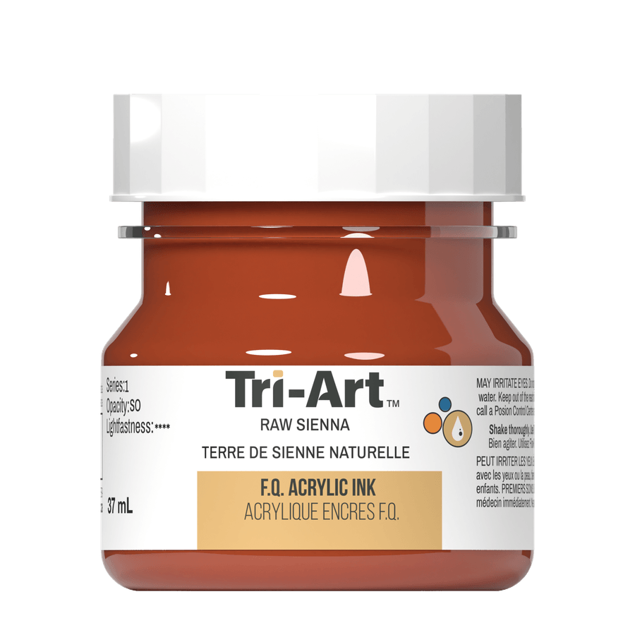 Tri-Art Ink - Raw Sienna - 37mL - Tri-Art Mfg.