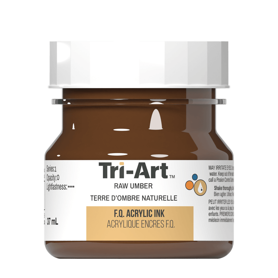 Tri-Art Ink - Raw Umber - 37mL - Tri-Art Mfg.