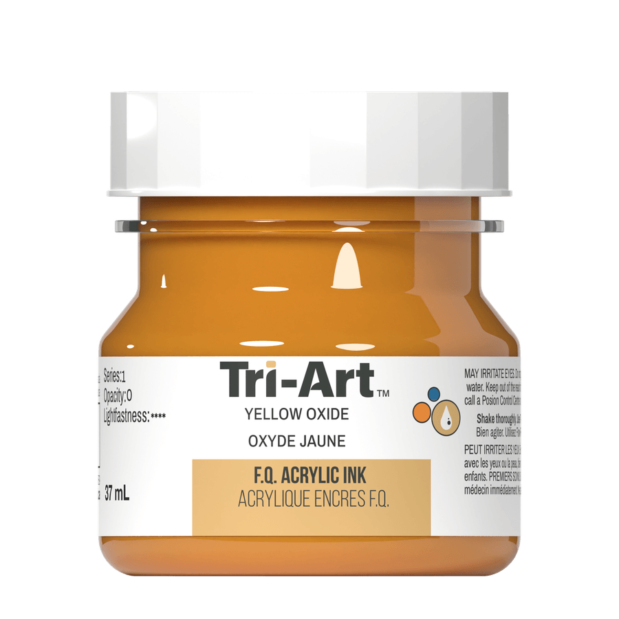 Tri-Art Ink - Yellow Oxide - 37mL - Tri-Art Mfg.