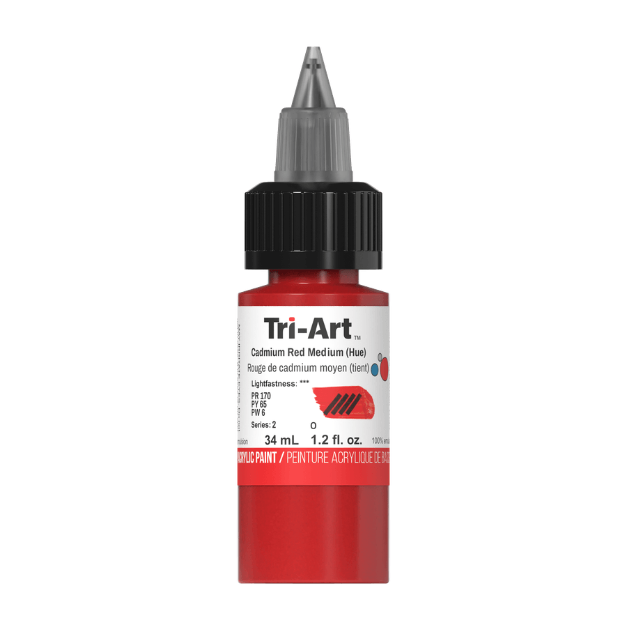 Tri-Art Low Viscosity - Cadmium Red Med Hue - Tri-Art Mfg.