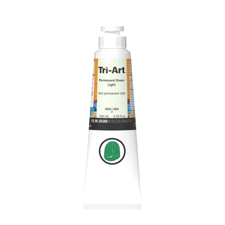 Tri-Art Oil Colours - Permanent Green Light - Tri-Art Mfg.