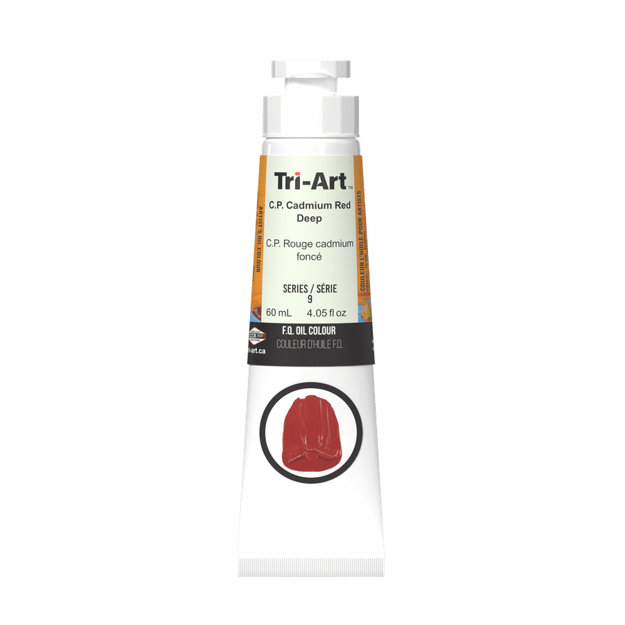 Tri-Art Oil Colours - C.P. Cadmium Red Deep - Tri-Art Mfg.