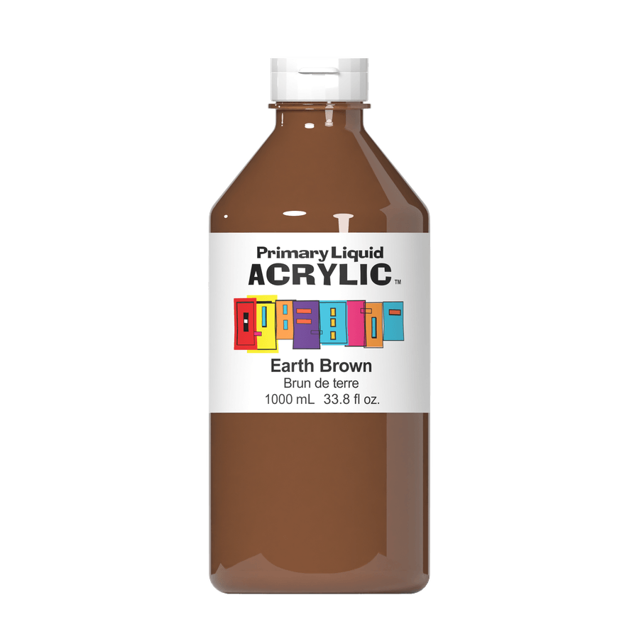 Primary Liquid Acrylic - Earth Brown - Tri-Art Mfg.