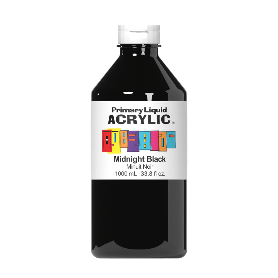 Primary Liquid Acrylic - Midnight Black - Tri-Art Mfg.