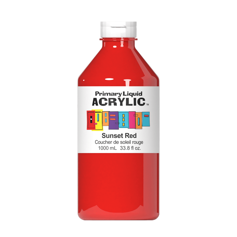Primary Liquid Acrylic - Sunset Red - Tri-Art Mfg.