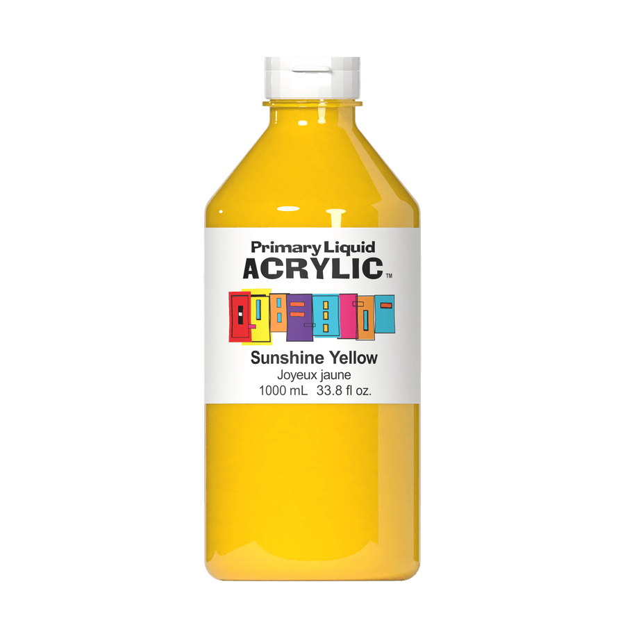 Primary Liquid Acrylic - Sunshine Yellow - Tri-Art Mfg.