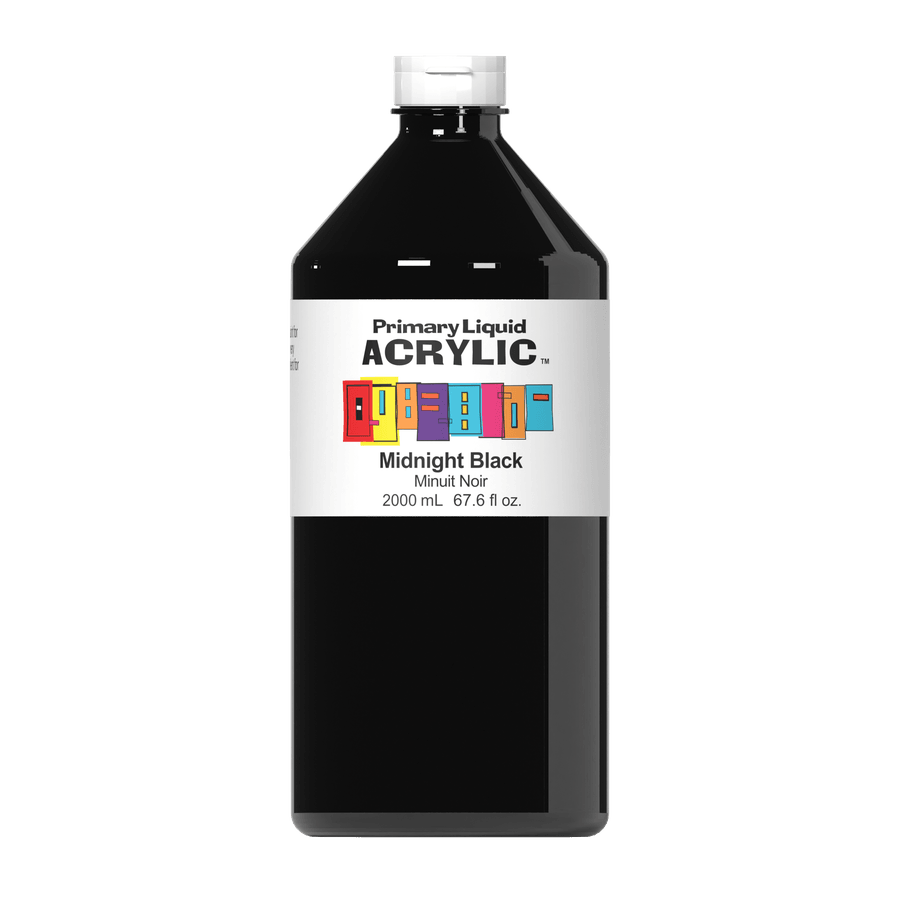 Primary Liquid Acrylic - Midnight Black - Tri-Art Mfg.