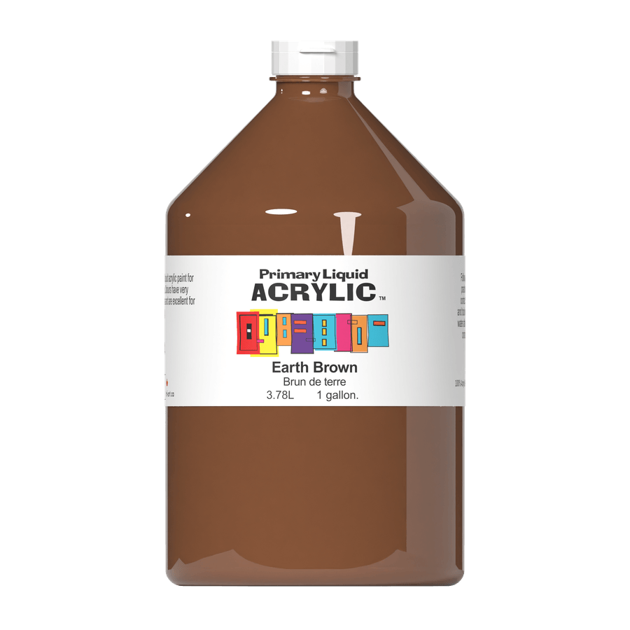 Primary Liquid Acrylic - Earth Brown - Tri-Art Mfg.