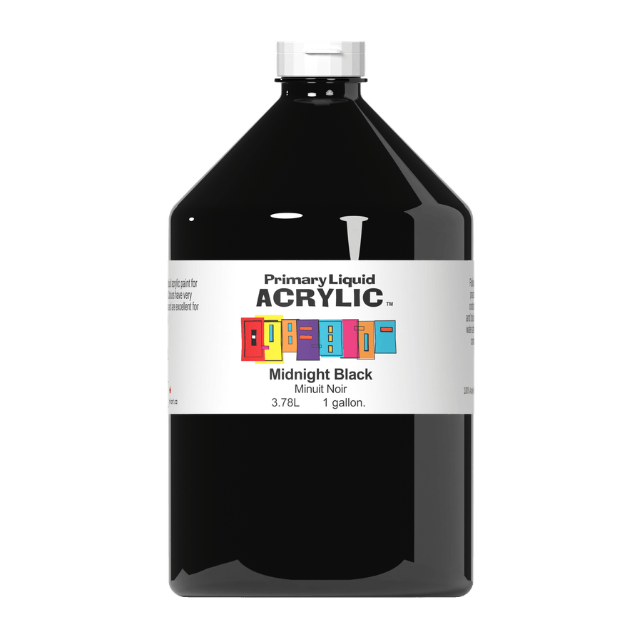 Primary Liquid Acrylic - Midnight Black - Tri-Art Mfg.